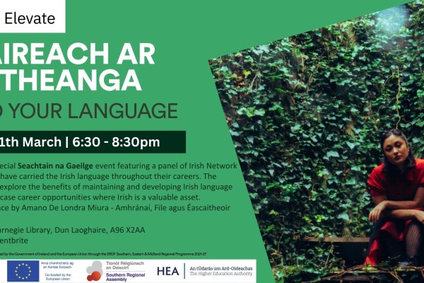 A special Seachtain na Gaeilge panel discussion